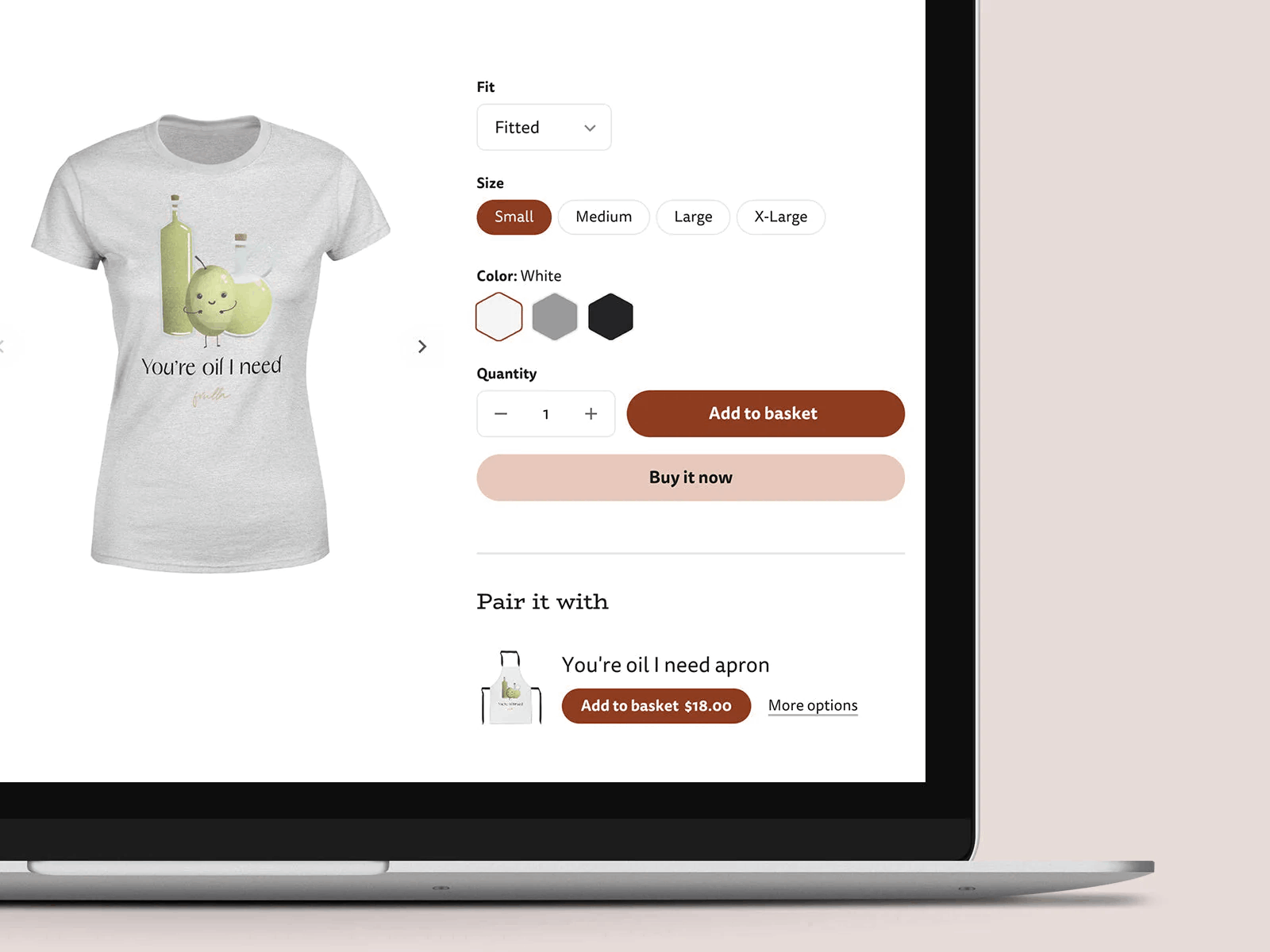 Swatch & Button Selectors to streamlin the selection process